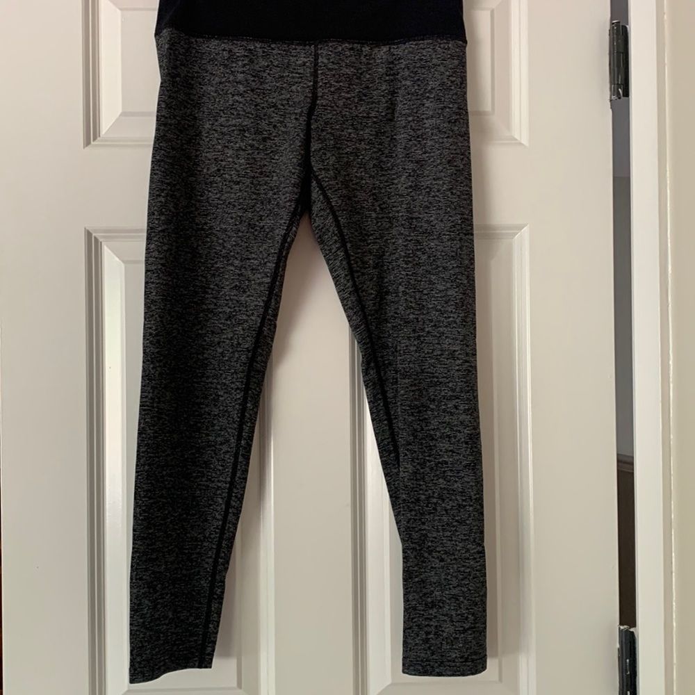 Tuff Athletics Woman’s Black and Gray Leggings size m